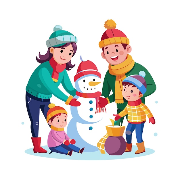 Momentos de la vida familiar real Conceptos de ilustración vectorial