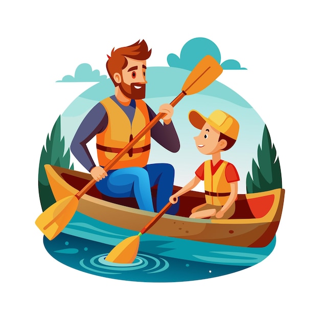 Momentos de la vida familiar real Conceptos de ilustración vectorial