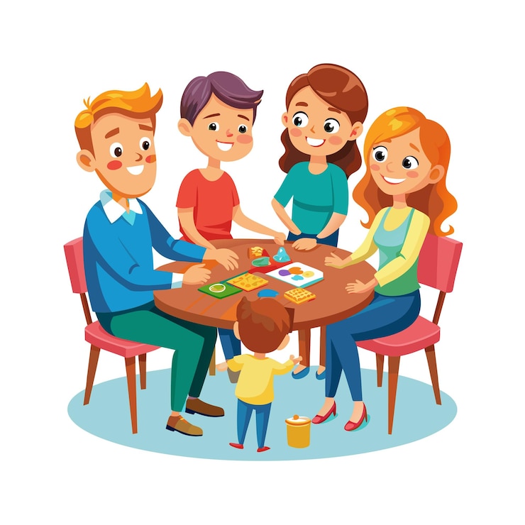Vector momentos de la vida familiar real conceptos de ilustración vectorial