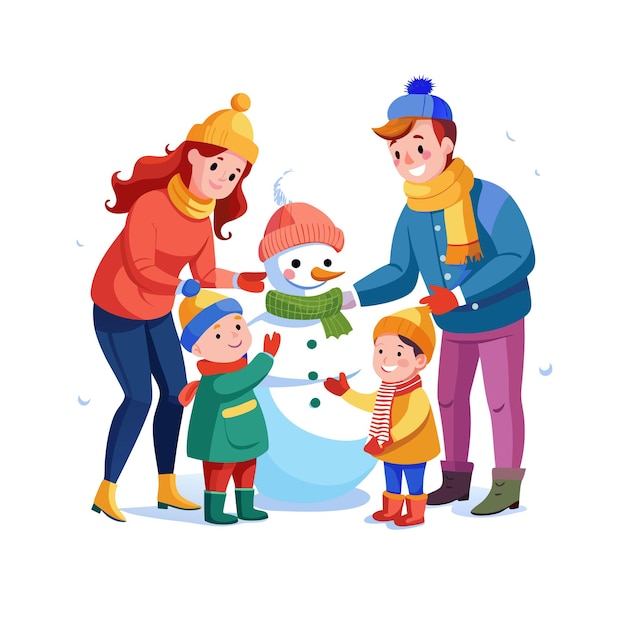 Momentos de la vida familiar real Conceptos de ilustración vectorial