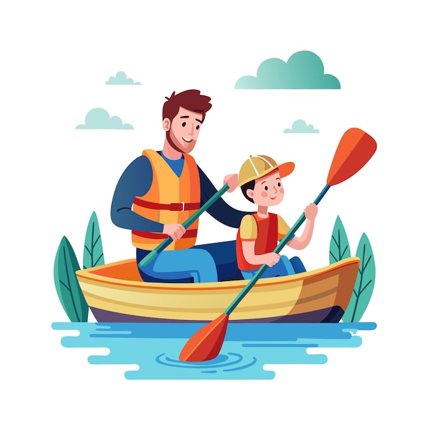 Momentos de la vida familiar real Conceptos de ilustración vectorial