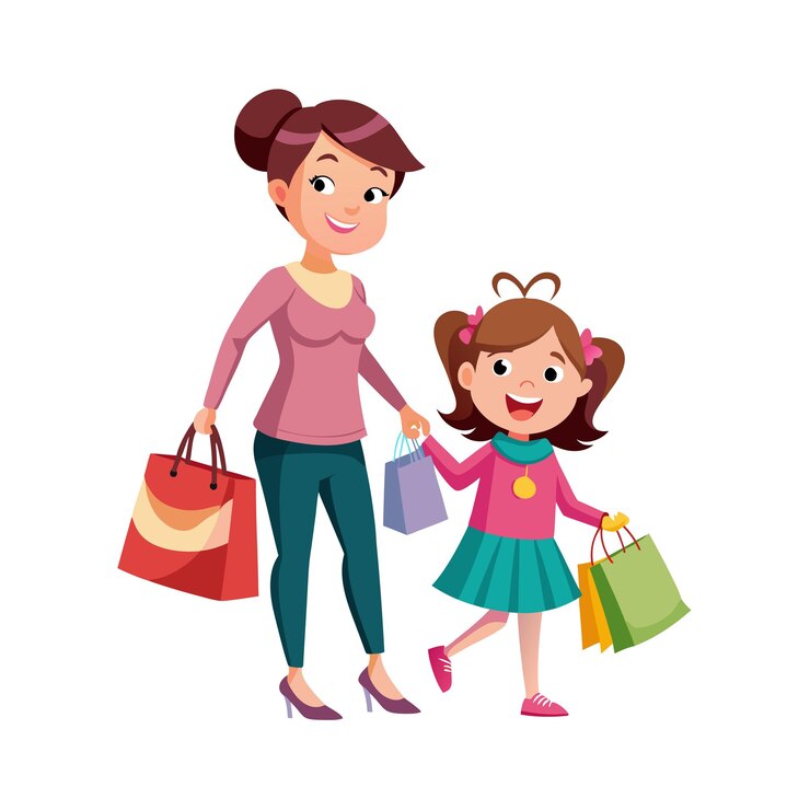 Vector momentos de la vida familiar real conceptos de ilustración vectorial