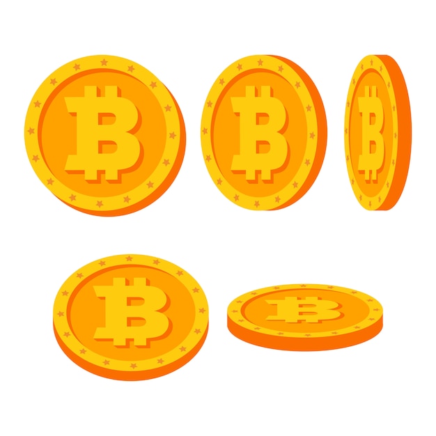 Monedas de oro bitcoin