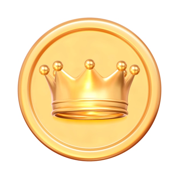 Monedas de oro coronadas