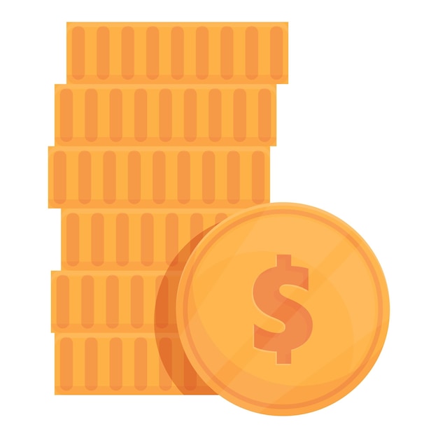 Monedas recompensa icono dibujos animados vector Programa de fidelización Tarjeta de cliente