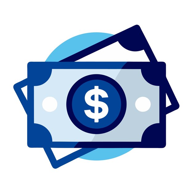 Money Icon with Dollar Symbol