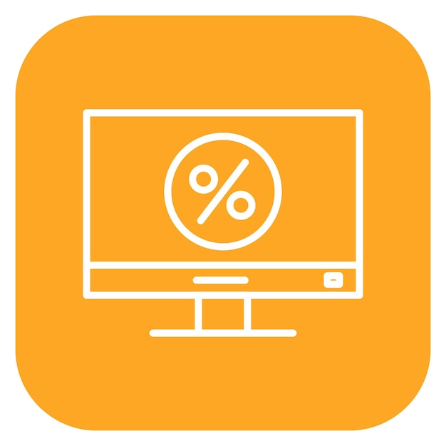 un monitor de computadora con un círculo que tiene un círculo en él