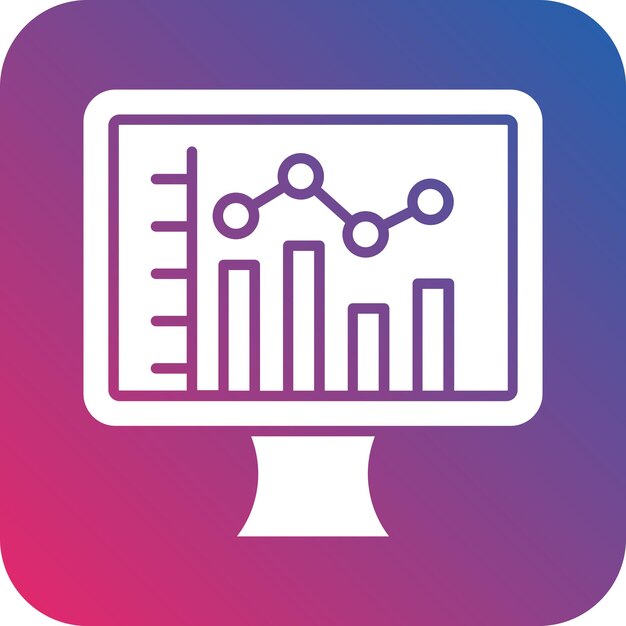 un monitor de computadora con un diagrama del gráfico que muestra el gráfico del gráfico