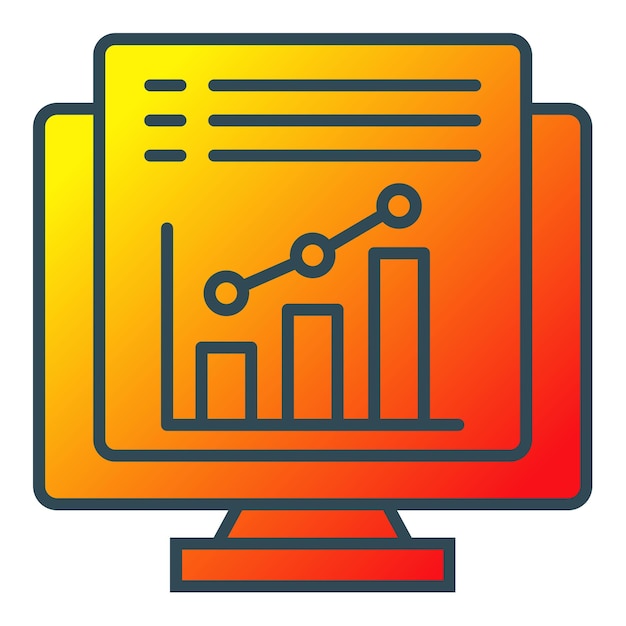 un monitor de computadora con un diagrama de gráficos y gráficos