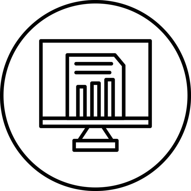un monitor de computadora con un diagrama en la parte inferior