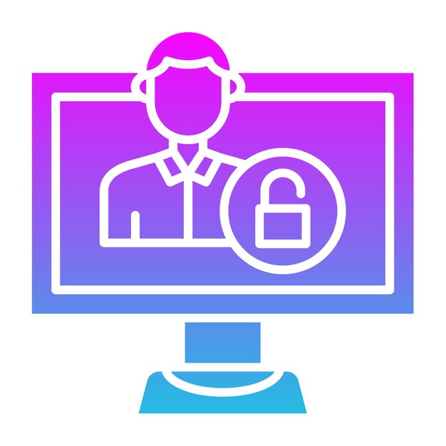 un monitor de computadora con un hombre en un traje y un reloj con el número 8 en él