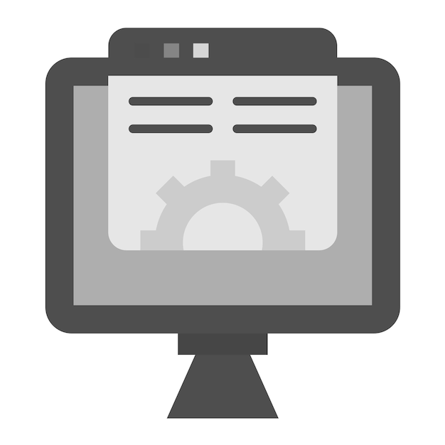 un monitor de computadora con una pantalla que dice la palabra en él