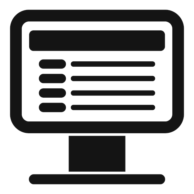 Monitor de computadora que muestra información con gráficos y datos
