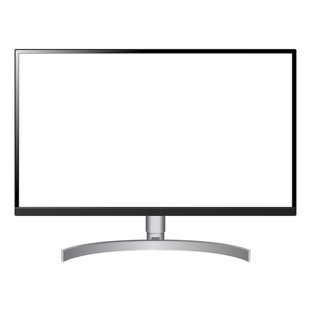 monitor de computadora realista