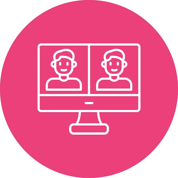 un monitor de computadora rosa y blanco con un fondo rosa