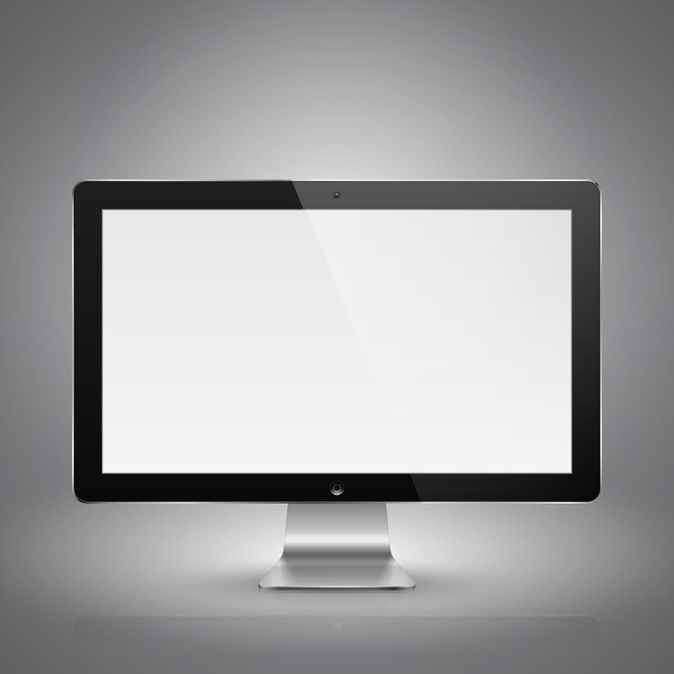 Vector monitor de la computadora