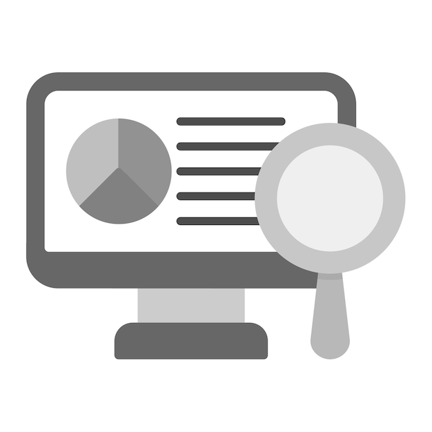 Monitoreo del proyecto Imagen vectorial del icono de los datos Se puede utilizar para la gestión del proyecto
