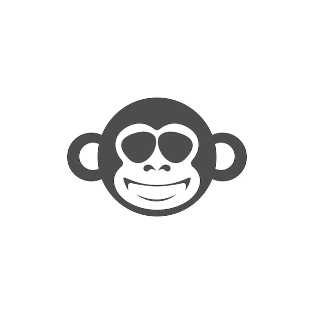 Mono logo icono ilustración vector diseño plano