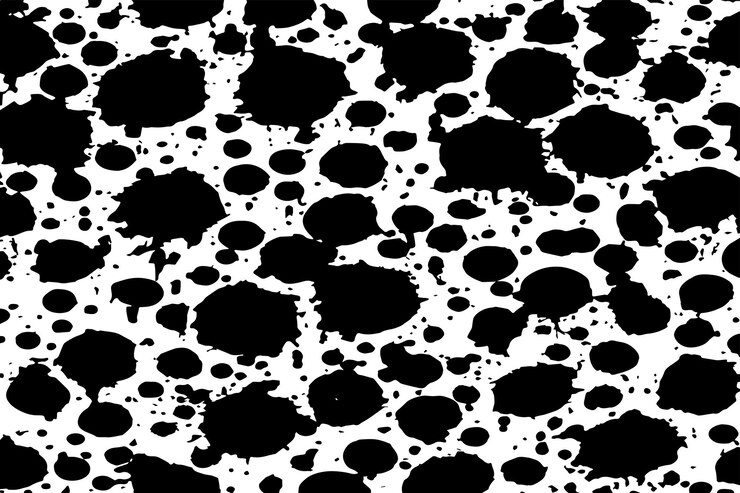 Vector monocromo en blanco y negro textura sucia dispersa y rayada