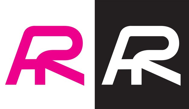 Monograma de icono de símbolo moderno creativo de diseño de logotipo de letra inicial
