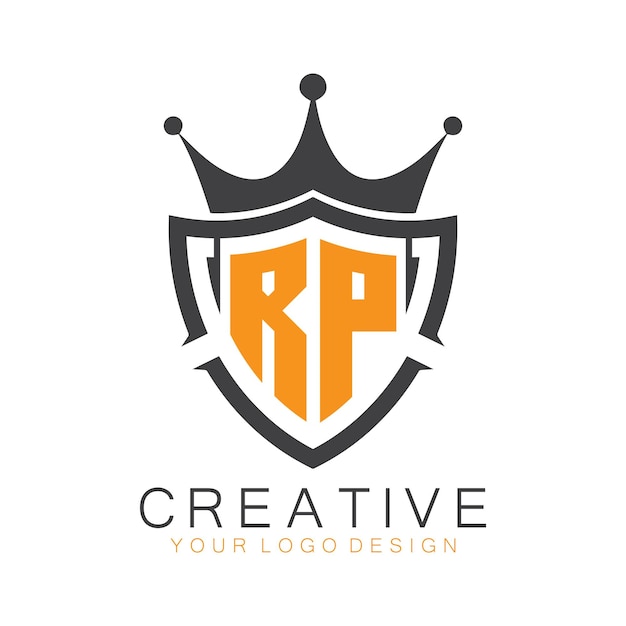 monograma inicial con letra y logotipo creativo