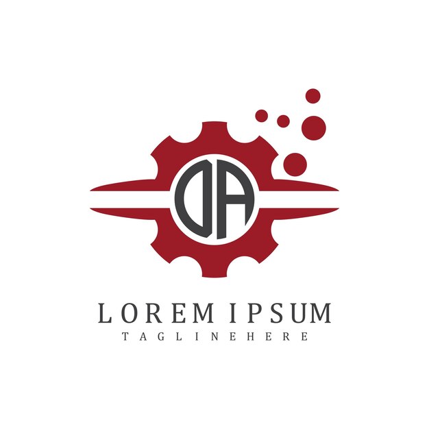 Monograma inicial OA para el vector de diseño de logotipo automotriz