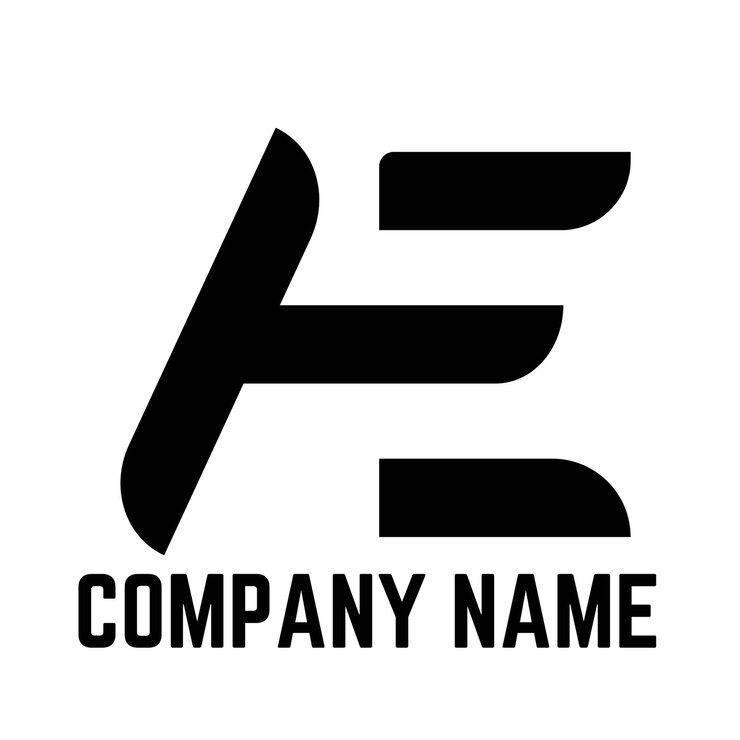 Vector monograma letra ae diseño del logotipo logotipo en blanco y negro utilizable para logotipos comerciales logotipo de vector plano