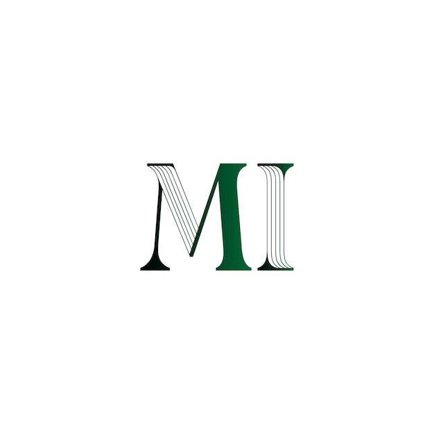 Monograma de la letra m