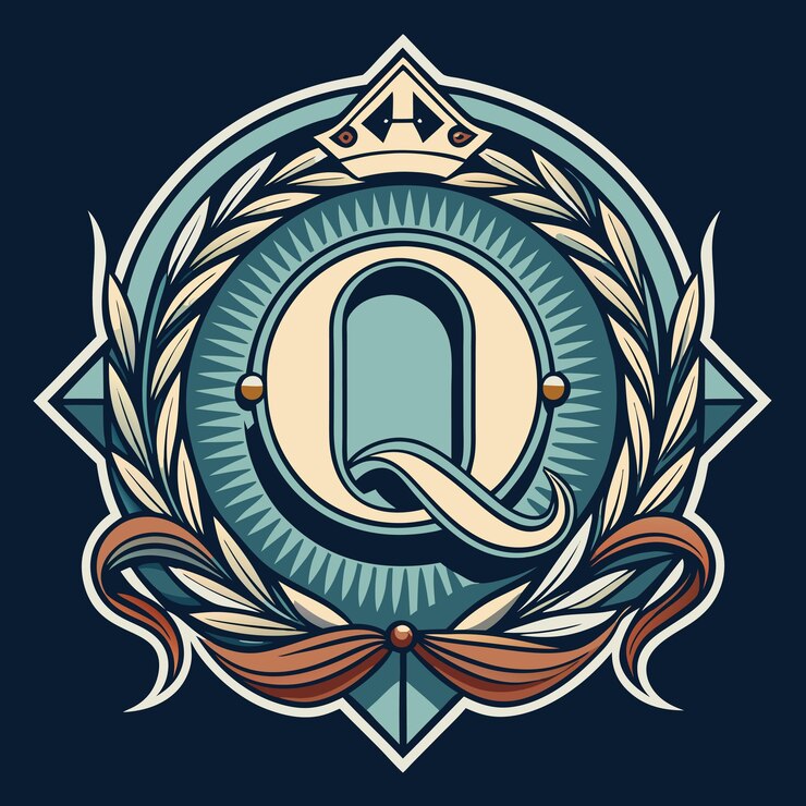 Vector monograma de letras diseño de logotipo vintage
