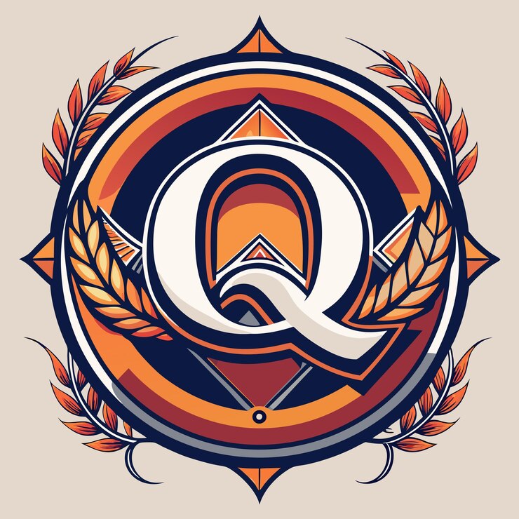 Vector monograma de letras diseño de logotipo vintage