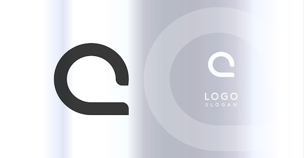 El monograma del logotipo futurista audaz, la elegante y minimalista letra q para la innovadora empresa de tecnología, la biociencia.