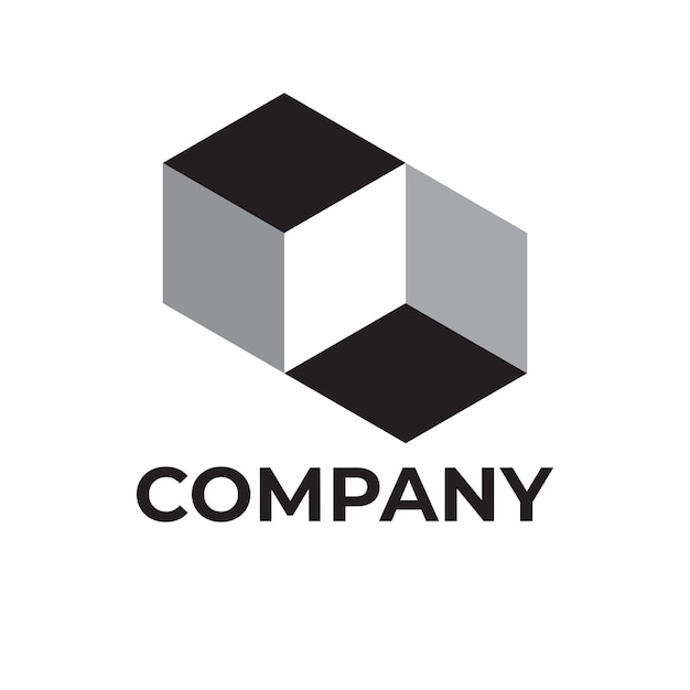 Monograma de logotipo simple con buen diseño.
