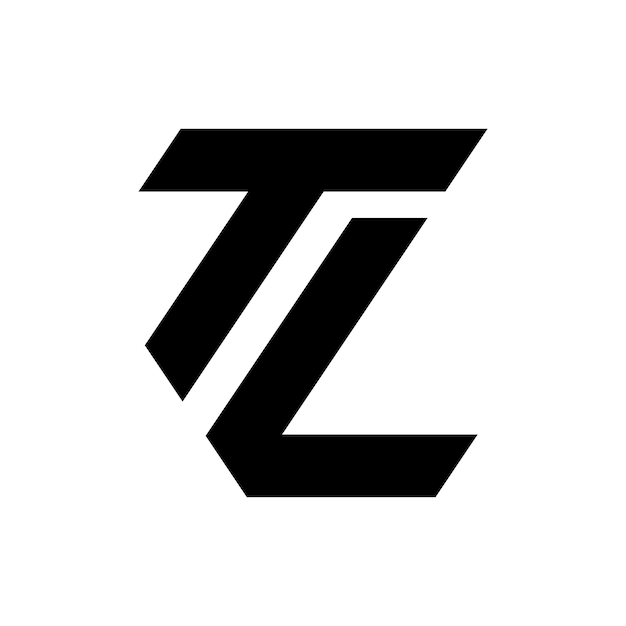Monograma del logotipo TL Vector de diseño de logotipo de letra moderna TL