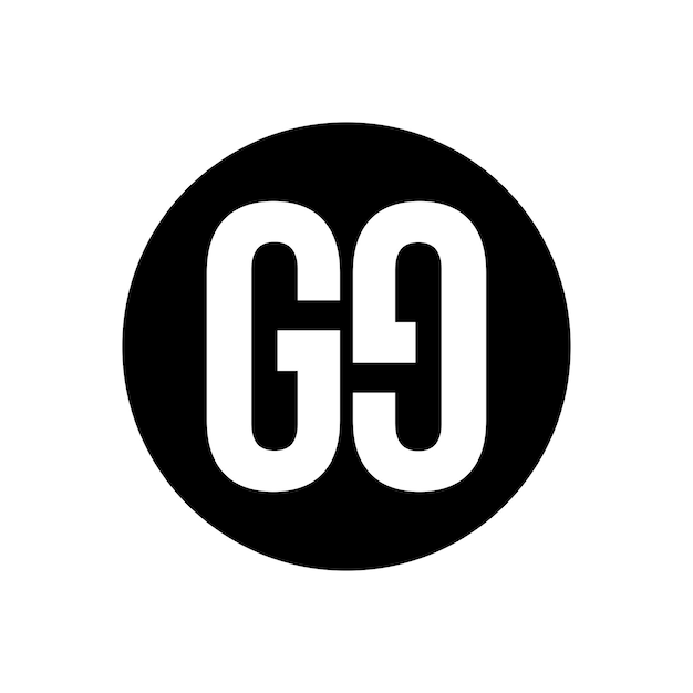 Monograma de la marca GG con redondo negro