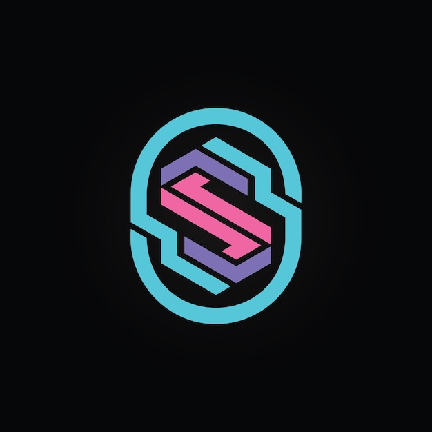 Monograma de plantilla vectorial de diseño de logotipo de letra SO o OS inicial y icono de letras SO del alfabeto creativo