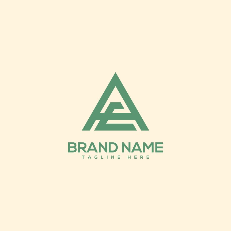 Vector monograma profesional letra única ae plantilla de diseño de logotipo ea iniciales logotipo de la empresa