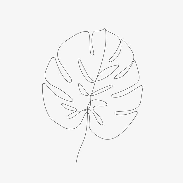 Monolina de hoja tropical