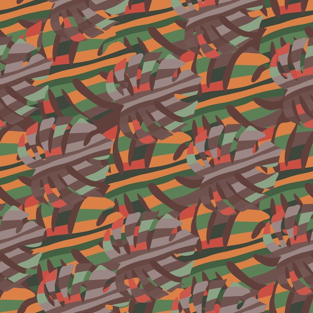Monstera decorativa siluetas de patrones sin fisuras Fondo de pantalla de hojas de palma exóticas