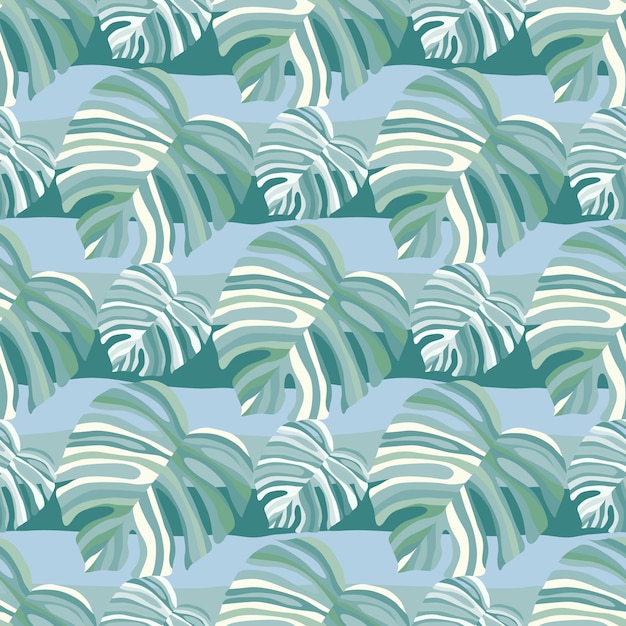 Monstera hoja tropical de patrones sin fisuras hojas de palma fondo interminable fondo de pantalla botánico