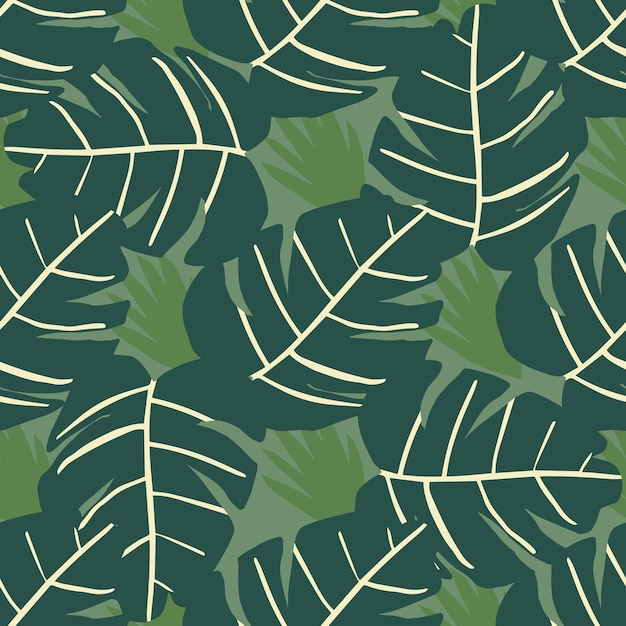 Monstera hojas patrón sin costuras patrón tropical papel tapiz de hojas botánicas