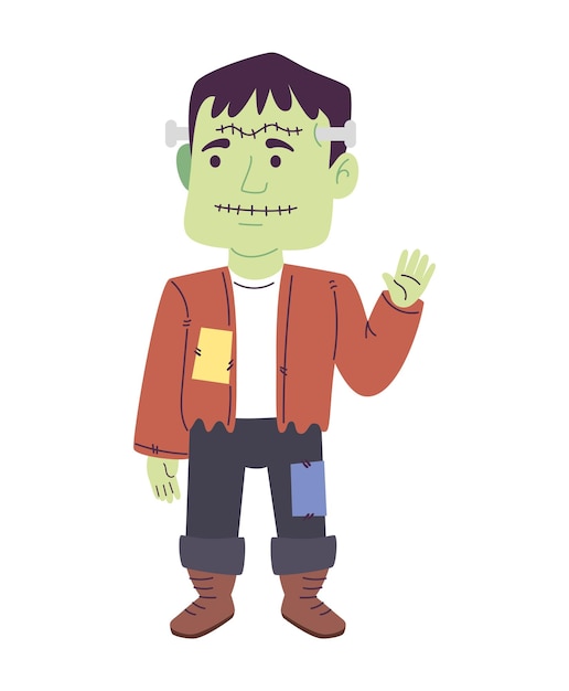 El monstruo del personaje de Halloween