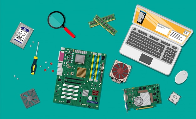 Montaje de PC. Hardware de computadoras personales.
