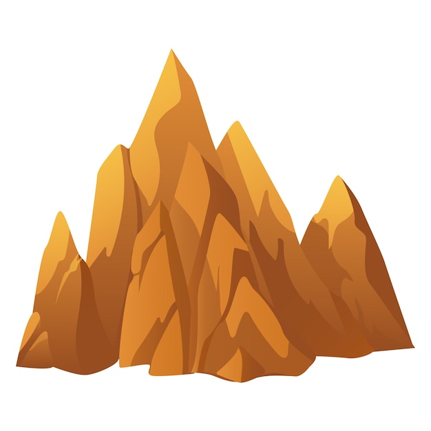 Montaña de conjunto colorido Esta obra de arte muestra un estilo de naturaleza colorida mezclando diseños intrincados