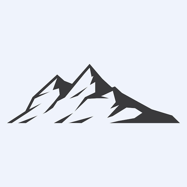 Montaña dibujada a mano