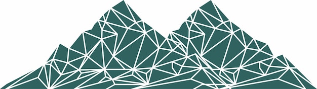 montaña geométrica