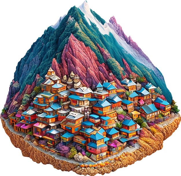 Montaña del Himalaya Tíbet