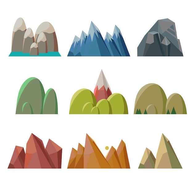 Montañas aisladas
