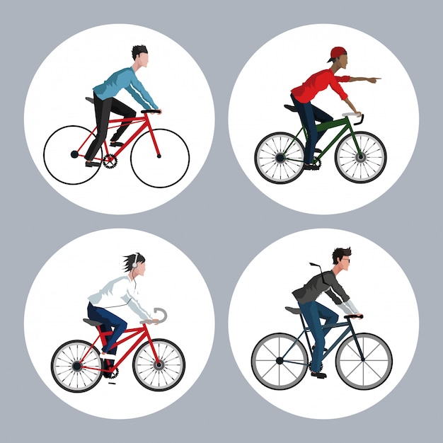 Montar un conjunto de diseño de bicicleta