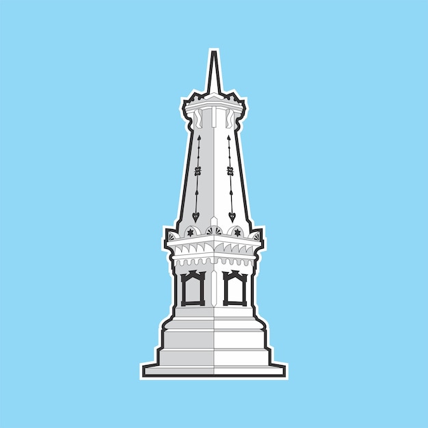 Vector monumento blanco