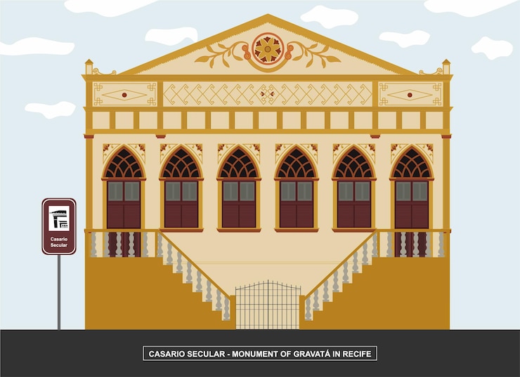 Vector monumento historico gravata